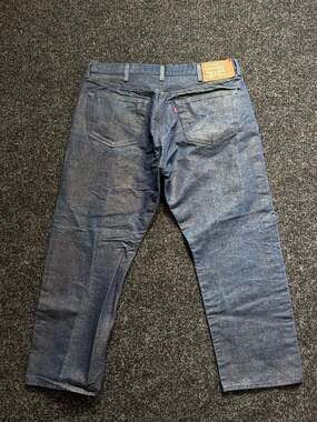 Levi's 501XX White Oak Cone Denim Metallic Foil Finish Jeans W40 L30